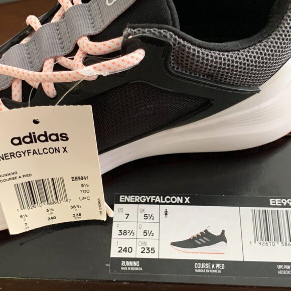 Adidas Energy Falcon X Women's 7 - NEW - Picture 2 of 4